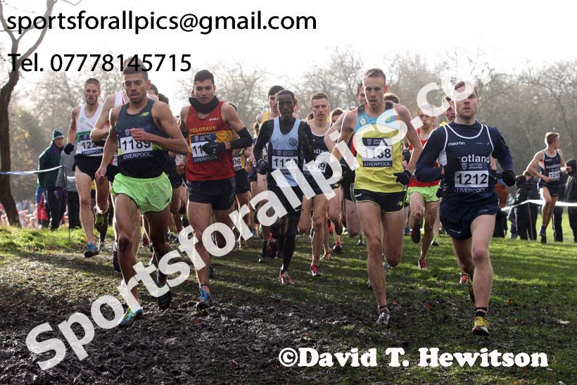Senior men and under-23 mens 2017 British Athletics Liverpool Cross Challenge, Sefton Park, Liverpool. Photo:  David T. Hewitson/Sports for All Pics